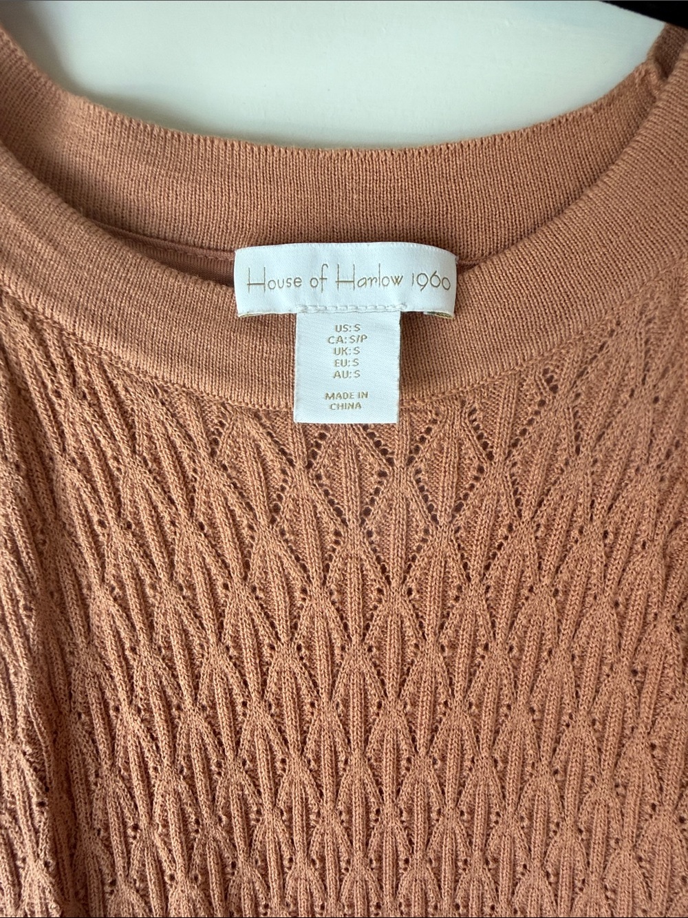 House of Harlow 1960 Ribbed Maxi Dress Skirt in Dusty Rose - Picture 4 of 10